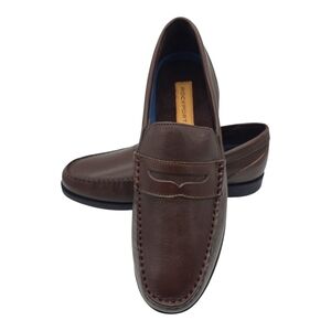 Men's Rockport Loafers Size 10.5 in Brown Slip On NWOT